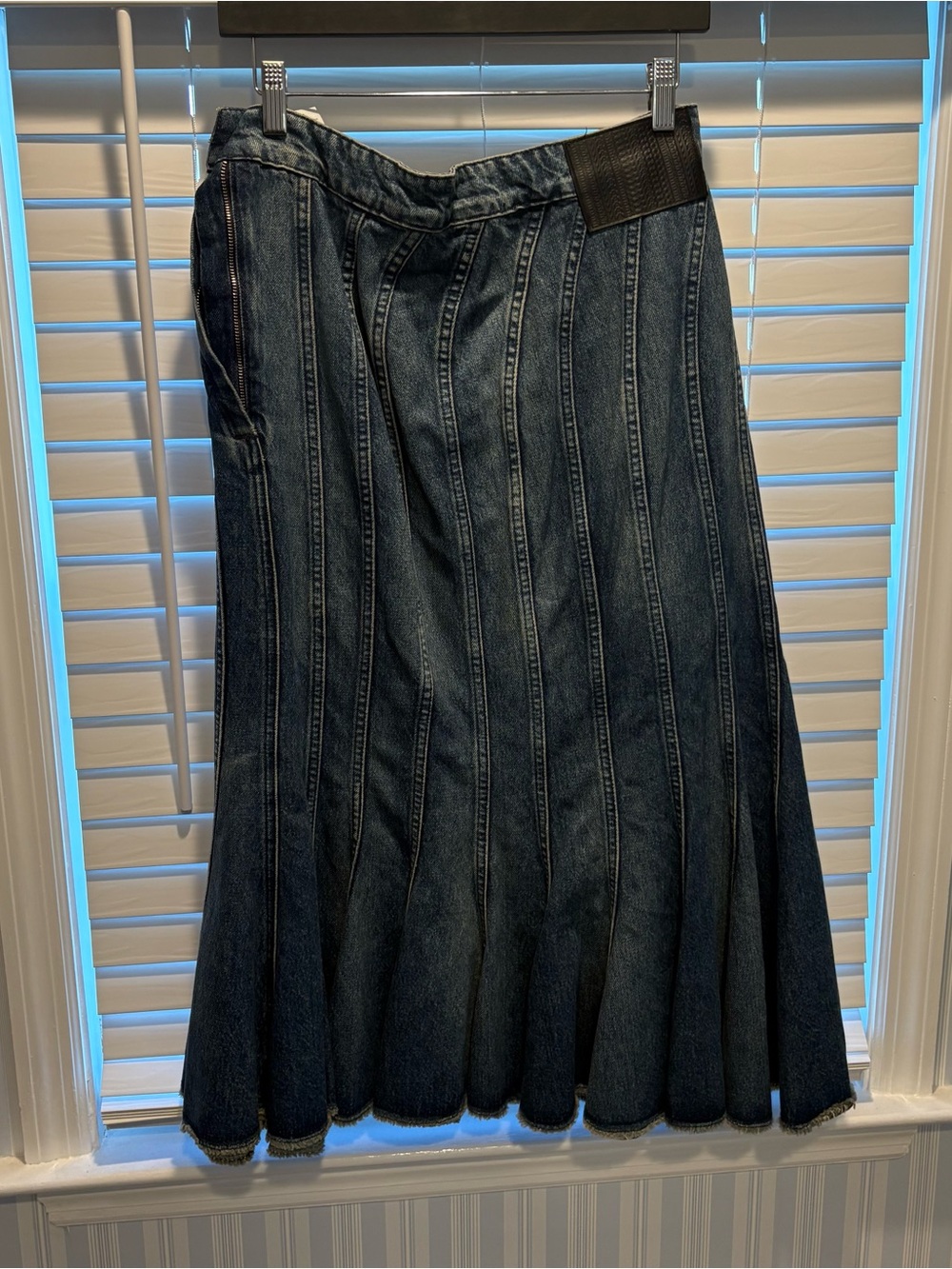 Marc Jacobs Wave Skirt in Denim - Picture 7 of 8